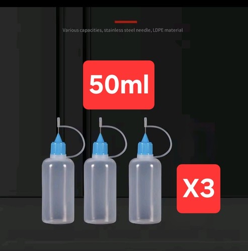 Boccette plastica 50ml colla - plastica,
