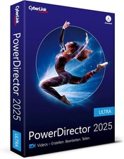 Cyberlink PowerDirector 2025 Ultra, Windows 11/10, licenza permanente, codice in una scatola
