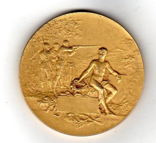 Medaglia premio tiro - medaglia, di