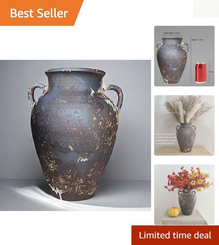 Vaso rustico ceramica nera - rustico,
