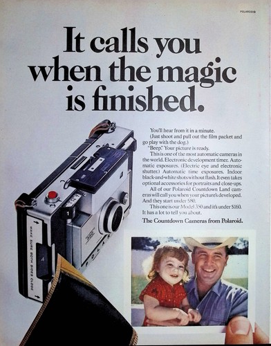 Pubblicità fotocamere vintage