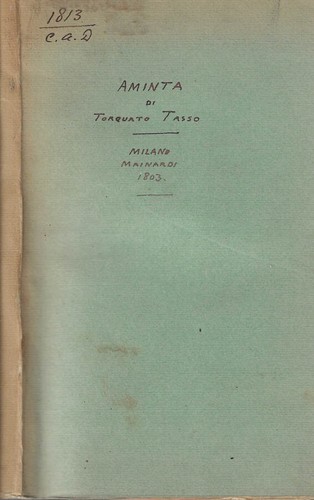 Aminta favola boschereccia - favola,