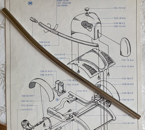 Tubo scarico pocher alfa - tubo,