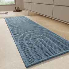 Waffle Bathroom Runner Rug