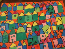 QUADRO DIPINTO A MANO TEMPERA