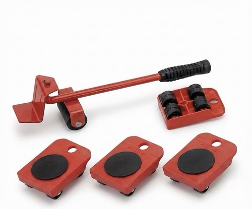 Set solleva mobili con ruote - set,