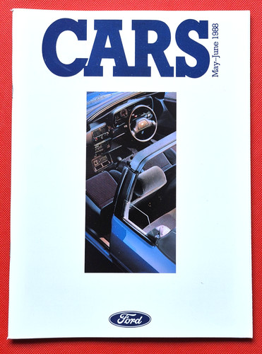 Ford cars 1988 brochure - ford,