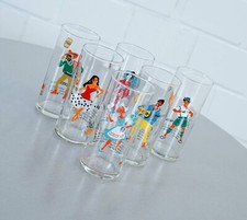 6 rari bicchieri da liquore