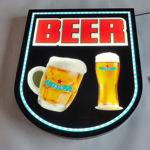 Insegna luminosa birra led - insegna,