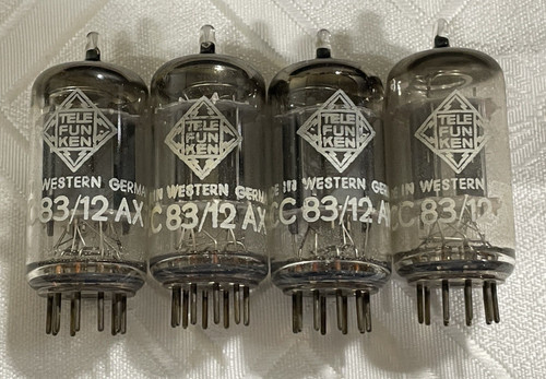 Four telefunken ecc83 - (4),