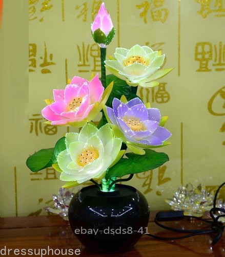 Lampada led loto colore - loto, buddha