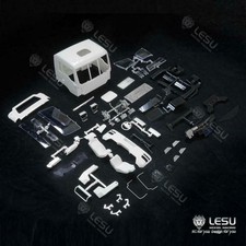 Set cabina plastica speciale LESU auto guscio dumper camion per Tamiya RC 1/14 TGS KIT