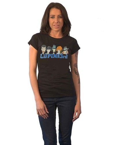Shirt lupin the third - lupin, logo