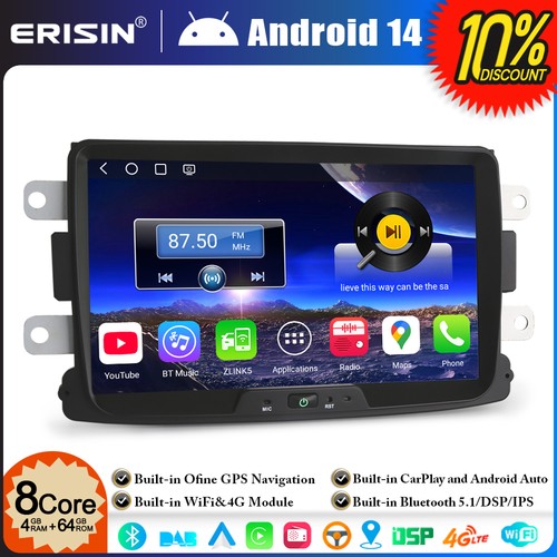 64gb android 14 autoradio - 8",