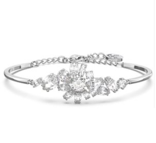 Bracciale swarovski gema fiore - bracciale,