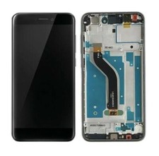 DISPLAY HUAWEI P8 LITE 2017 PRA-LX1 LX3 LA1 SCHERMO + FRAME NERO VETRO LCD TOUCH
