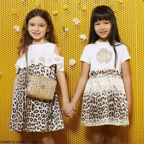 Abito bambina roberto cavalli - roberto,