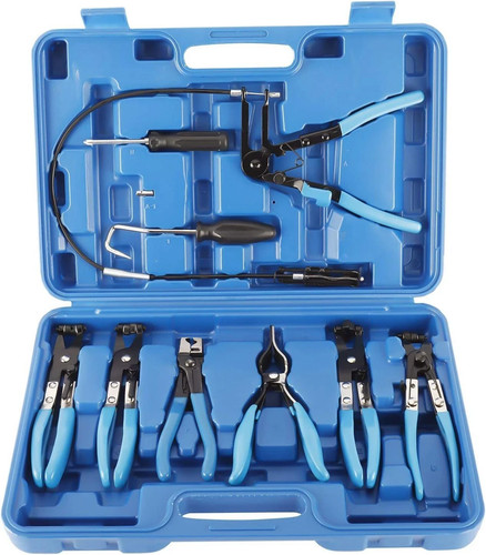 9pc wire hose clamp clip - 9pc,