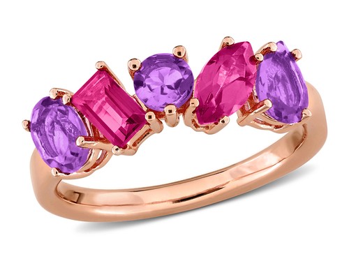 Carat amethyst and - (ctw),