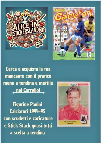 Panini calciatori 1994/95