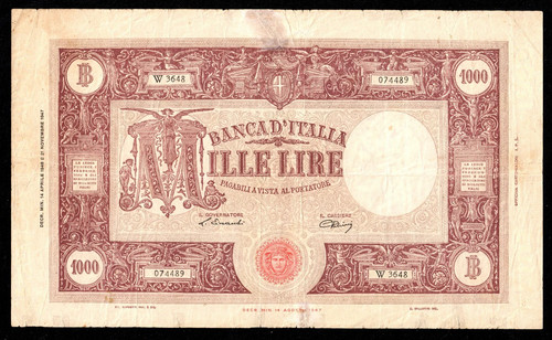 1000 lire grande - 1000,