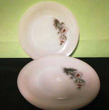 ARCOPAL FRANCE 3 PIATTINI piatti dessert FIORI MARGHERITA CM.19 VINTAGE 