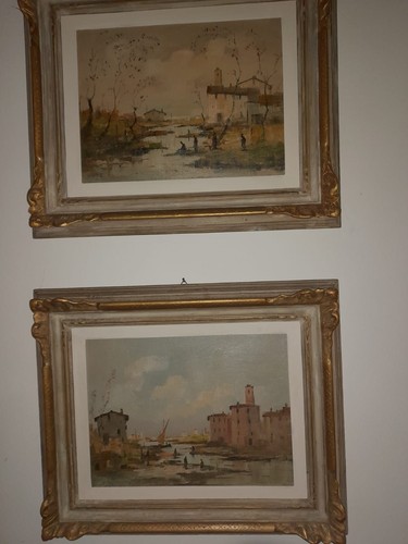 Lucio cargnel coppia quadri - lucio,