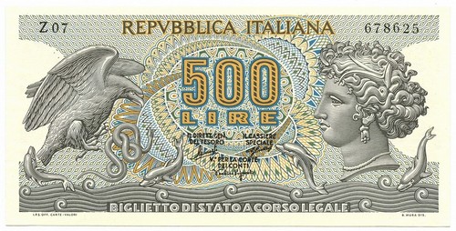 500 lire biglietto stato - di,