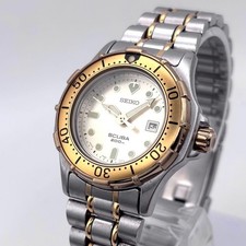 Orologio da donna SEIKO SCUBA Diver con batteria nuova analogica al quarzo
