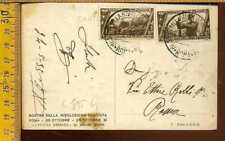 Regno C452 annullo e cartolina Mostra della Rivoluzione Fascista