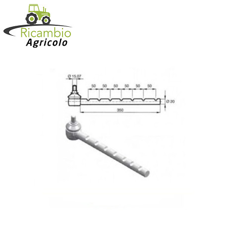 594409 testina sterzo trattore - 594409,