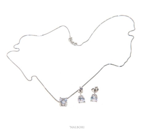 Completo argento 925 collana - completo,
