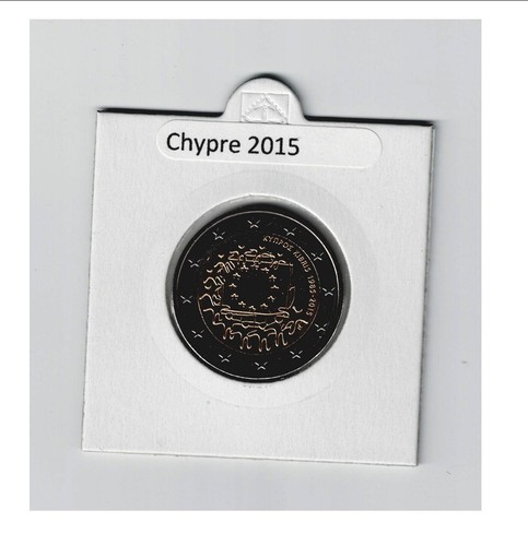 Pièce euros chypre 2015 - pièce, 2