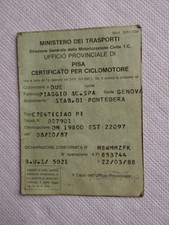  Piaggio Ciao 1988 Libretto  No Vespa 