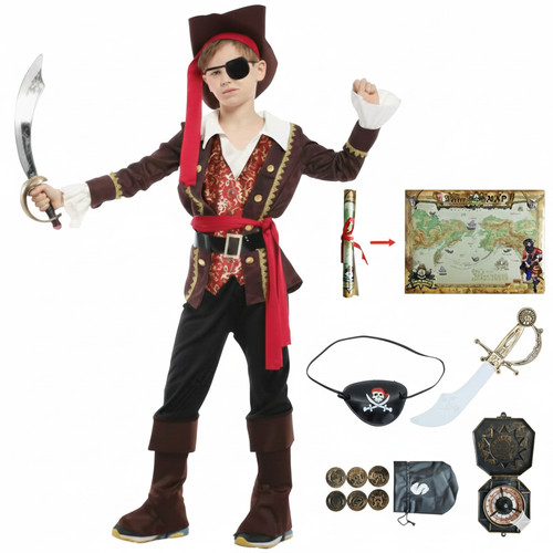 Costume pirata bambini ragazzi - costume,