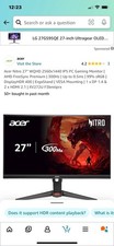 Acer nitro xv272u f3bmiiprx - acer,