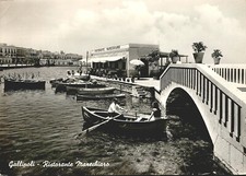 d306 cartolina gallipoli ristorante marechiaro provincia di lecce