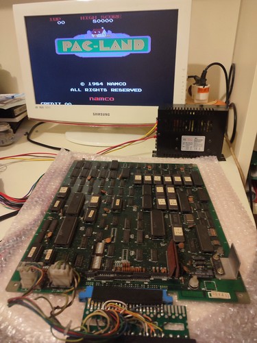 Pac land namco 1984 jamma - namco,