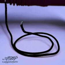 1 Metro Di Filo Nero Vintage Cloth Wire GAVITT 22AWG Per Chitarra