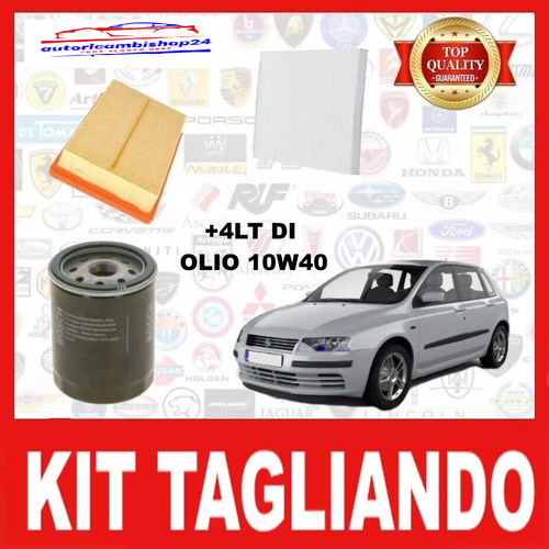 Kit tagliando 4lt di - +, olio