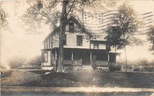 H69/ North Hero Vermont RPPC Postcard c1910 Residence Home  214