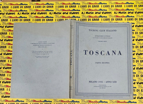 Book libro toscana - book,