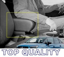 bracciolo portaoggetti OPEL CROSSLAND X ecopelle nero - SCORREVOLE NO VITI VISTA