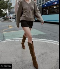 STIVALI ZARA CON TACCO IN