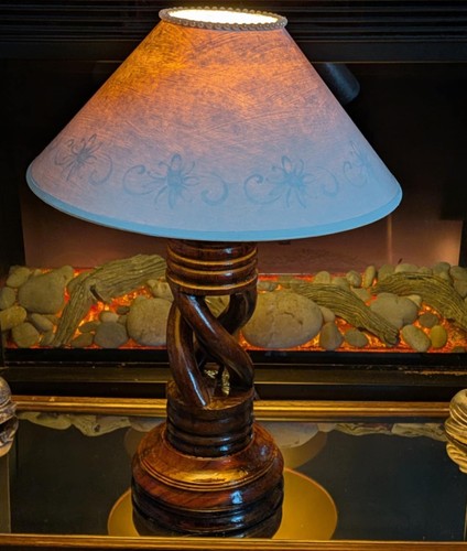 Lampada tavolo antica - tavolo, in