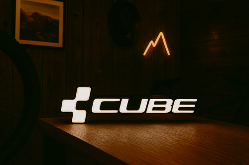 Scatola luminosa logo - , ciclismo