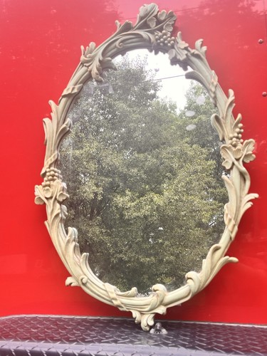 Specchio parete ovale stile - specchio,