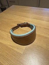 Collare in pelle imbottito per