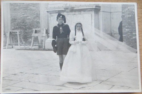 1930 foto cartolina bimbi - cartolina,