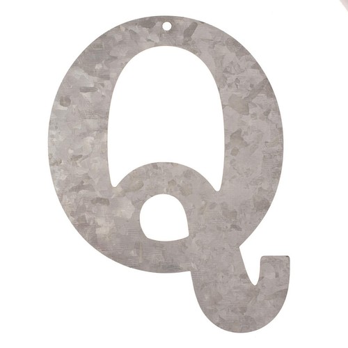 Metallo lettera zincato - metallo,